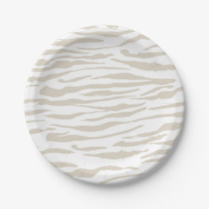 Cartoon cow illustration paper plate
