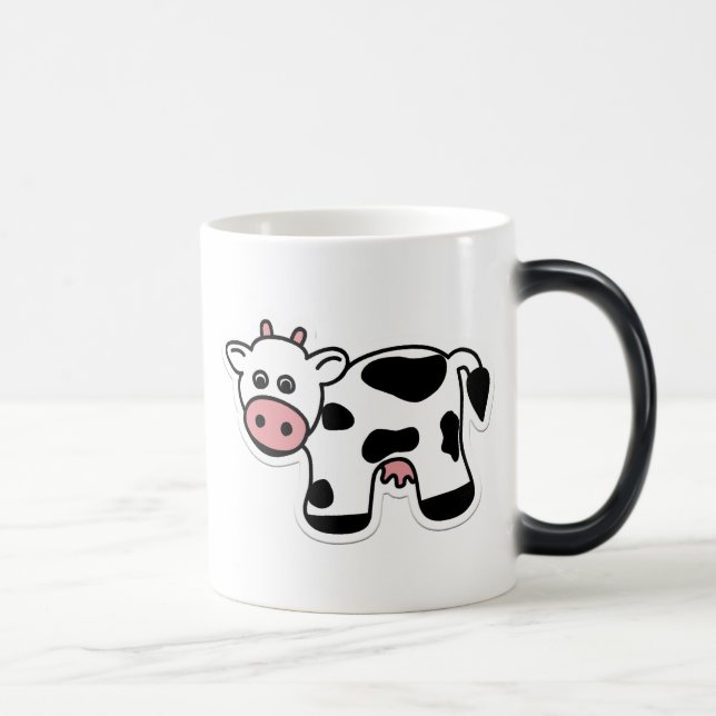 Cartoon Cow Morphing Mug (Right)