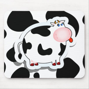 Cartoon cow, mousepad