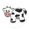 Cartoon Cow Sticker