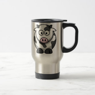 Cartoon Cow Travel Mug