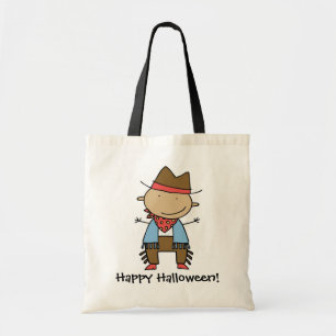 Cartoon cowboy customisable trick or treat bag