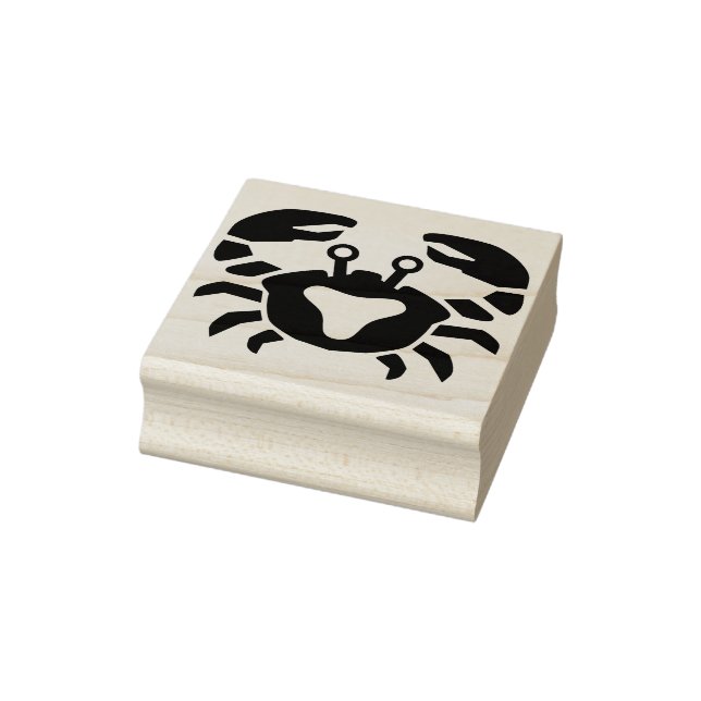 cartoon crab art stamp (Stamp)
