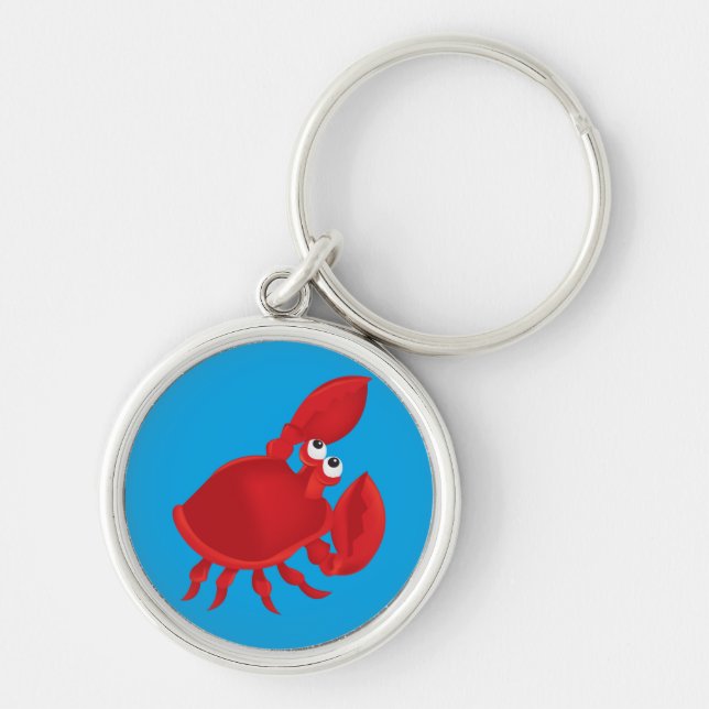 Cartoon crab key ring (Front)