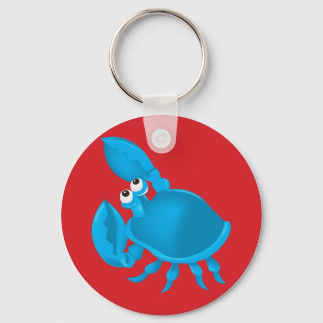 Cartoon crab key ring (Front)