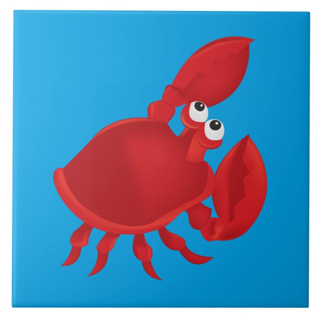 Cartoon crab tile (Front)