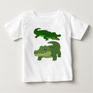 Cartoon Crocodile Illustrations Baby T-Shirt