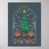 Cartoon Cross-Stitch HOGWARTS™ Christmas Feast