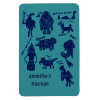 Cartoon Cryptids Cryptozoology Guide Personalised 