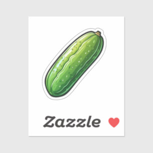 Cartoon cucumber