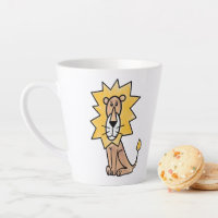 cartoon cute lion kids retro safari jungle animal