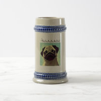 Cartoon Cutest Ever Precious Pup Pug Mug Shot