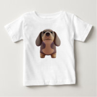 Cartoon Dachshund Puppy Character