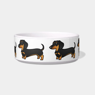 Cartoon Dachshund (smooth coat) Bowl