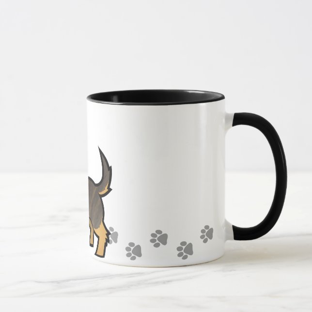 Cartoon Dachshund (wirehair) Mug (Right)