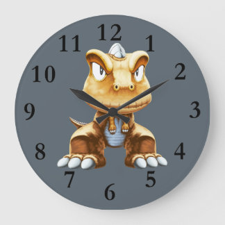 Cartoon Dinosaur Clock