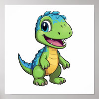 Cartoon dinosaur illustration