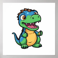 Cartoon dinosaur illustration