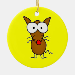 Cartoon Dog Ceramic Tree Decoration