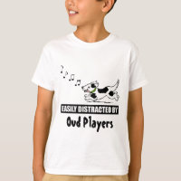 Cartoon Dog Easily Distracted by Oud Players