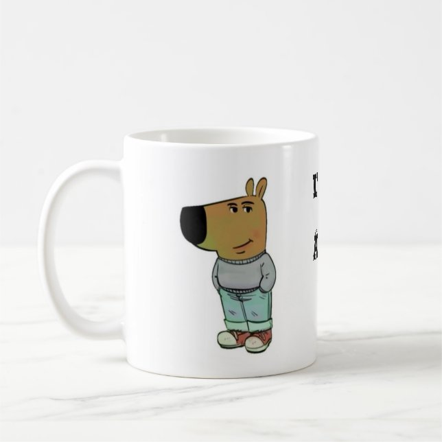 cartoon dog mug (Left)