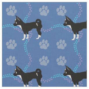 Cartoon Dogs - Chihuahua  Fabric