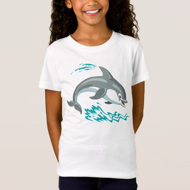 cartoon dolphin T-Shirt (Front)