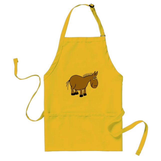 Cartoon Donkey Standard Apron (Front)