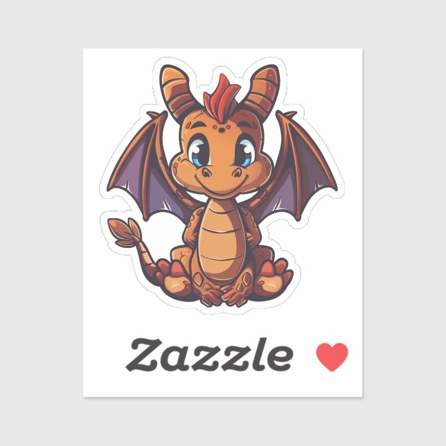 Cartoon dragon illustration (Sheet)