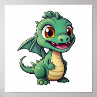Cartoon dragon illustration