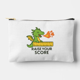 Cartoon Dragon Ruler Sticker – Cute School Accessory Pouch
