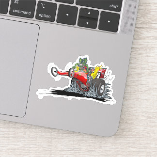 Cartoon dragster