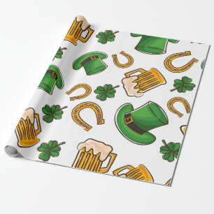 Cartoon Drawing Wrapping Paper