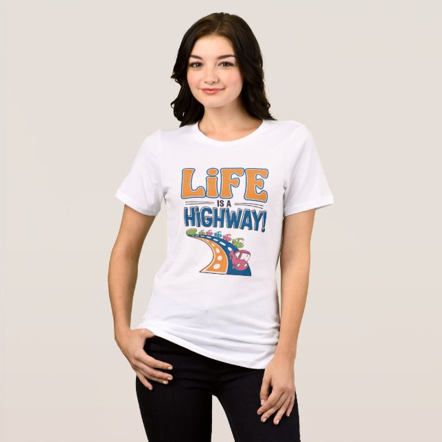 Cartoon Drive Tri-Blend Shirt (Front Full)