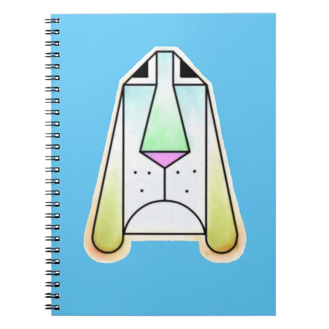 Cartoon Droopy Bloodhound Spiral Photo Notebook (Front)