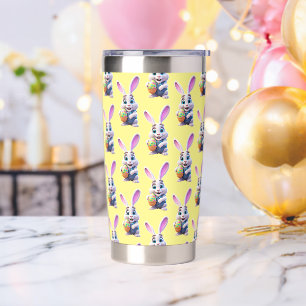 Cartoon Easter Bunny  Insulated Tumbler