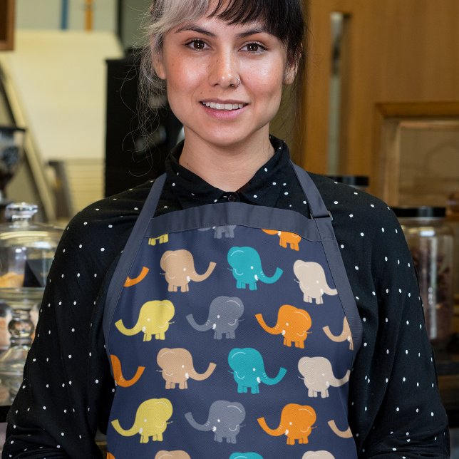 Cartoon Elephant Apron (Creator Uploaded)