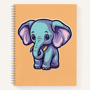 CARTOON ELEPHANT NOTEBOOK