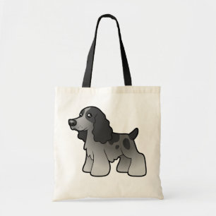 Cartoon English Cocker Spaniel Tote Bag