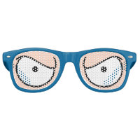 Cartoon Eyes Angry Light Skin Sunglasses