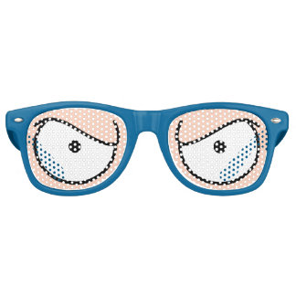 Cartoon Eyes Angry Light Skin Sunglasses