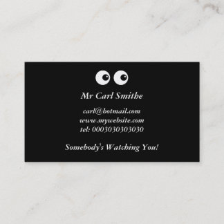 Cartoon Eyes, Business Card