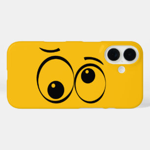 Cartoon Eyes Funny Illustrations iPhone 16 Case