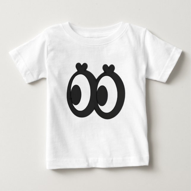 Cartoon Eyes Peek-A-Boo T-Shirt (Front)