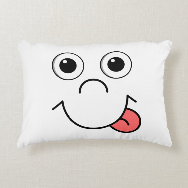 Cartoon face decorative cushion (Front)