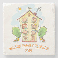 Cartoon Family Reunion Monogram