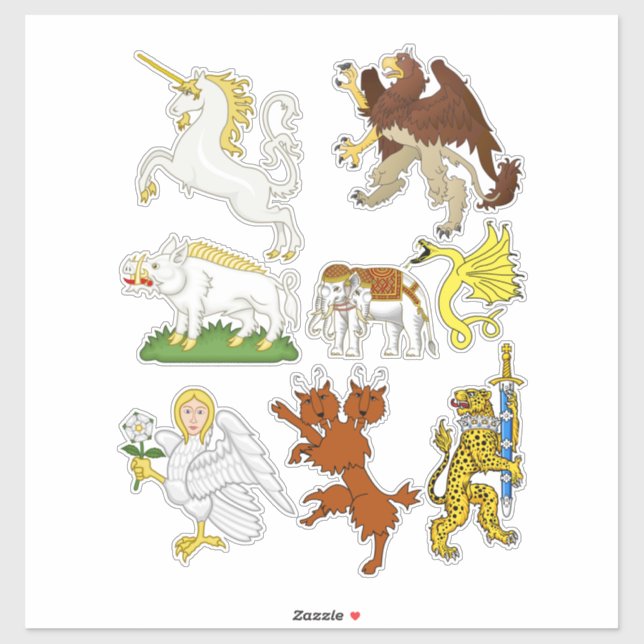 Cartoon Fantasy Beasts and creatures Art (Sheet)