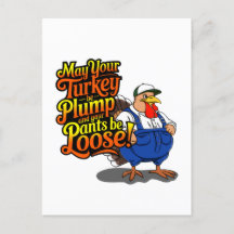 Cartoon Farmer Turkey, Postcards
