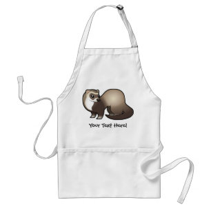 Cartoon Ferret Standard Apron