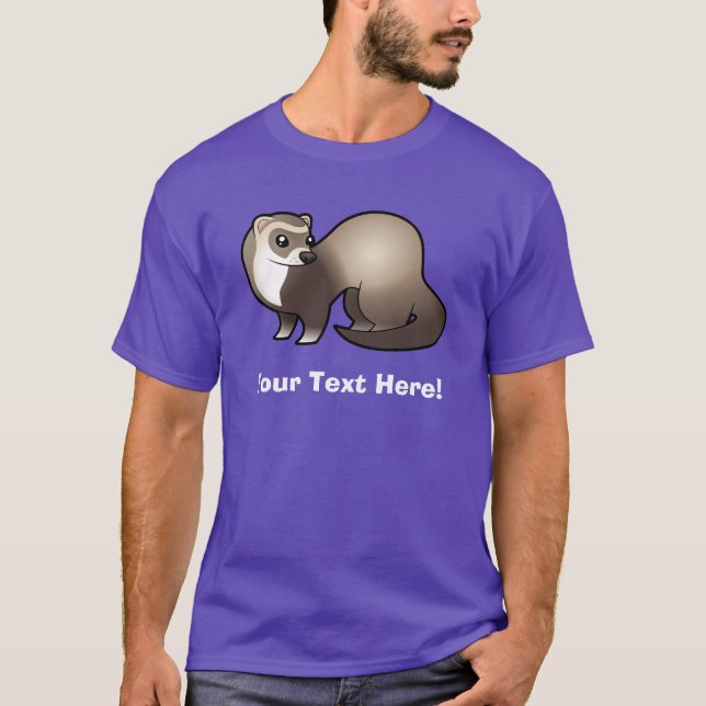 Cartoon Ferret T-Shirt (Front)